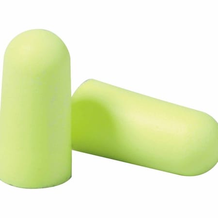 3M E-A-R No Foam Bullet Shape, 33 dB, Yellow, 4000 PK 312-1250